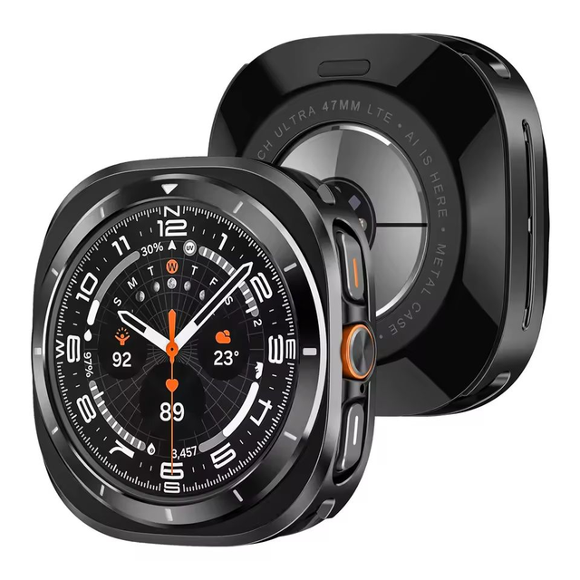 Premium Quality Cool Metal Hollow Out Protective Case for Samsung Galaxy Watch 7 Ultra 47mm /Ultra 2025 Case