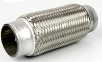 Tubo di Scarico in Acciaio Inox per Auto, Tubo Flessibile Corrugato, Connessione Morbida per Scarico, Modifica Tubo di Scarico, Riduzione del Rumore