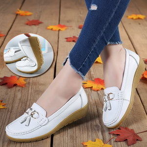 <strong>Women</strong> Flat Ballet <strong>s</strong> Cut Out PU Breathable Anti-Slip Moccasins Autumn/Spring Casual <strong>Boat</strong> <strong>s</strong> 2026 - Product Image 1