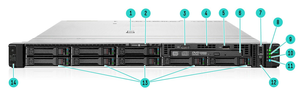 Vente directe d'usine ProLiant DL320 Gen11 8SFF Intel Scalable Xeon Gold 5420+ RAID MR416i-O 2x1600W PSY 1U Serveur en rack - Product Image 5
