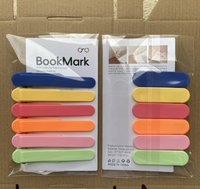 Marque-pages automatiques et clips de page en silicone, jolis marque-pages pour les amateurs de livres |   Suiveur de page automatique