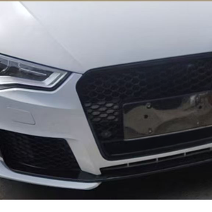 Grille ABS de haute qualité PNB Aftermarket style RS3 pour Audi 13-16 A3/S3 8V |   Cadre inférieur noir brillant |   Installation facile |   Nouveau | - Product Image 6