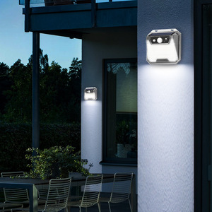 Solar Wall Lamp Outdoor <b>LED</b> Waterproof Human Body Induction Garden Courtyard <b>Light</b> 20 Degree Beam Angle HSG-T21 - Product Image 1