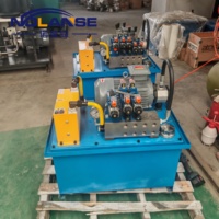 Groupe hydraulique personnalisé neuf avec pompe à engrenages, réservoir, moteur et vannes de commande