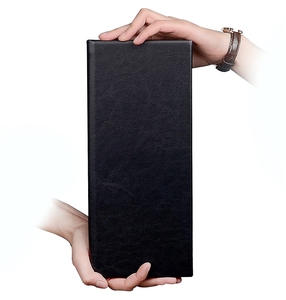 Porta Menús <span class=keywords><strong>de</strong></span> 4.25 x 11 Pulgadas, Cubiertas para Menús, Libro <span class=keywords><strong>de</strong></span> Menús <span class=keywords><strong>de</strong></span> Cuero con Doble Vista, Panel Plegable para Restaurantes, Cafeterías, Bares, <span class=keywords><strong>Bebidas</strong></span> y Cócteles - Product Image 6