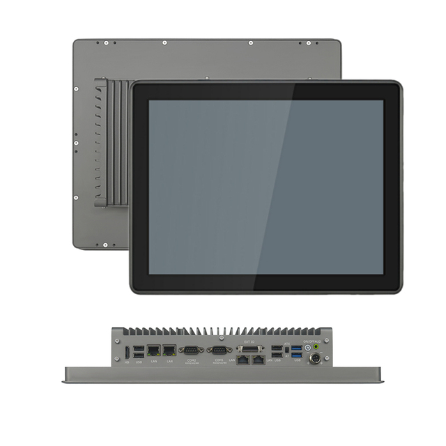 15 Inch Full Aluminum TFT-LCD Touch Screen Industrial Panel PC Intel Core I5/i7 Dual Storage VESA Mounting Customizable