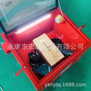 Sbc90 Tabletop <b>Sandblasting</b> Machine 90L Dry Type Plastic Manual For Small Medium Workpiece Surface Treatment With Led Light - Product Image 3