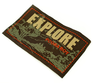 Thiết Kế Logo Thương Hiệu <span class=keywords><strong>Damask</strong></span> Dệt Máy Nhãn Cho Nhà Sản Xuất Quần Áo Vải <span class=keywords><strong>Damask</strong></span> Quần Áo Cổ Dệt Nhãn - Product Image 2