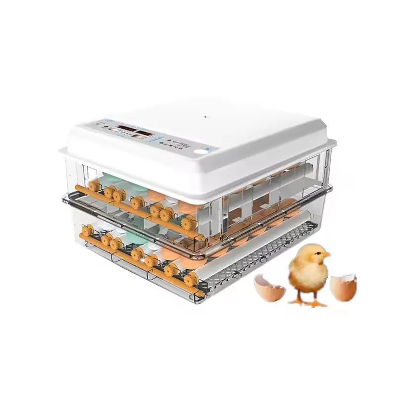 自動回転鶏卵インキュベーターとハッチャーチキンターキー小型インキュベーター卵孵化機