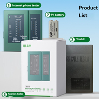 Testeur de câble réseau RJ45 RJ11 de qualité supérieure, outil de test de câbles multifonction Cat5 Cat6 UTP
