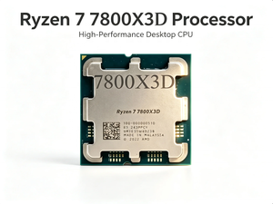 Nuevo Procesador de Escritorio R7 7800X3D de 8 Núcleos, 4nm, Socket AM5, Caché L3 de 128MB, Fabricado en Malasia, Alto Rendimiento - Product Image 1