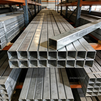 Venta Directa de Fábrica, Tubo Cuadrado Galvanizado de Aleación de 3 mm, Estándar ASTM, Técnica ERW