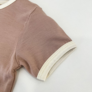 Ensemble de pyjama respirant pour tout-petits, vêtements de nuit en coton doux avec short à taille élastique, ensemble de vêtements pour bébé en provenance du Vietnam - Product Image 1