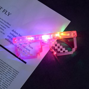 Lunettes LED personnalisées H-7911 à mosaïque de pixels, lunettes à volets lumineux, Deal With It, pour les soirées en boîte de nuit, les bars et les festivals - Product Image 6