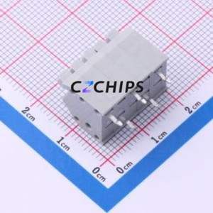 DB250A-3.5-5P-GY Spring Terminal Block Through hole Component (THT),P=3.5mm Connector 1x5P 3.5mm Gray 5P - Product Image 2