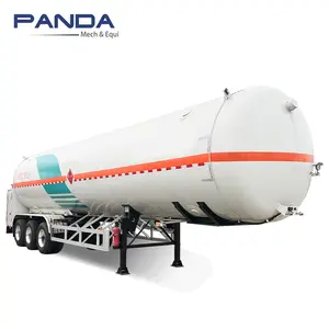 3 Axle lng tank truck trailer road tanker liquid nitrogen tanker semi trailers for sale