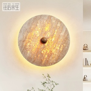 โคมไฟติดผนังขนาดใหญ่สไตล์วบิซาบิ ดีไซน์ญี่ปุ่นสีครีม สำหรับห้องนั่งเล่น ห้องพัก ทางเดิน โถงทางเข้า ห้องนอน - Product Image 2