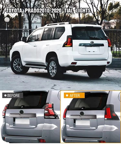 ไฟท้ายรถยนต์ดีไซน์ใหม่สำหรับ Toyota Prado ปี 2010-2021 12V ไฟเบรกหลัง ไฟท้ายใหม่ - Product Image 6