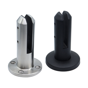 ZD nero opaco in acciaio inox rotondo palo piscina recinzione scale di vetro Frameless <span class=keywords><strong>ringhiere</strong></span> <span class=keywords><strong>per</strong></span> balcone temperate ringhiera rubinetto - Product Image 5