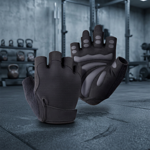 <b>Half</b> Finger Gym Fitness Gloves Polyester Breathable Non <b>Slip</b> Training Wrist Support Unisex - Product Image 4