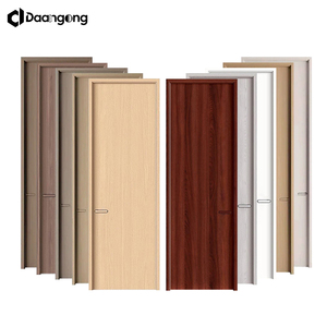 Portes intérieures en bois à 6 panneaux, construction solide, apprêtées blanches, prêtes à <span class=keywords><strong>peindre</strong></span> pour la rénovation - Product Image 4