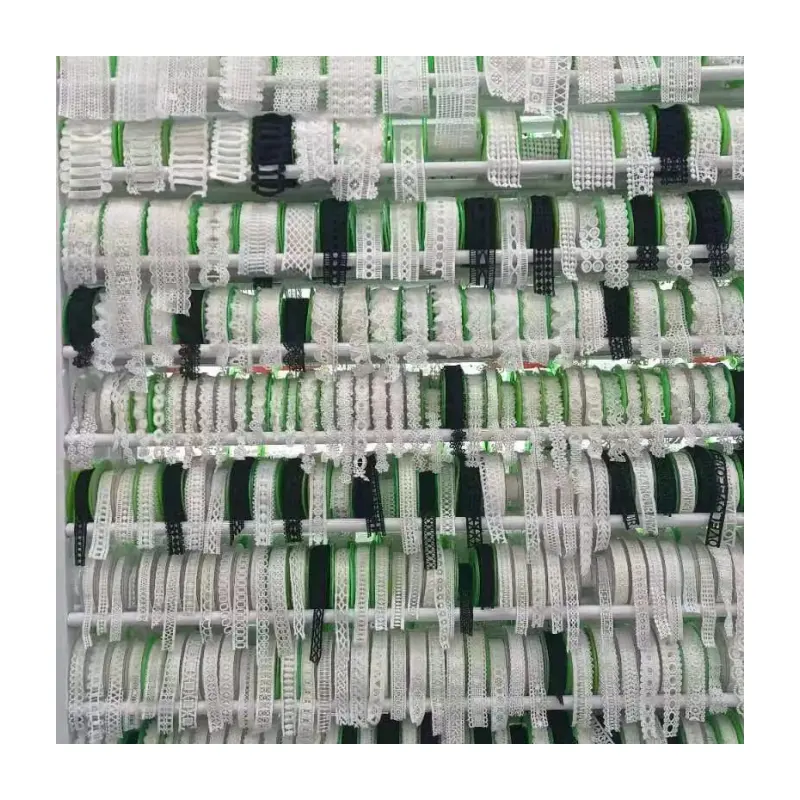 Guipure kain Trim renda bordir berkelanjutan kualitas tinggi Chinesae pabrik harga langsung sutra susu afinitas renda Perancis putih