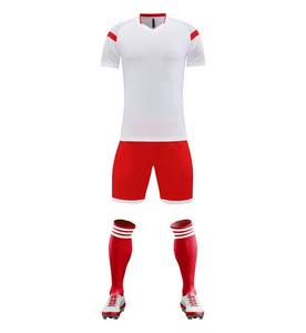 厂家批发足球服定制面料足球服运动套装透气吸汗快干运动服 - Product Image 3