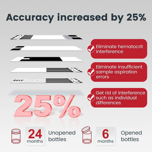 Moniteur de glycémie Sinocare, glucomètre, appareil de mesure du glucose, lecteur de glycémie avec 10 bandelettes de test <span class=keywords><strong>pour</strong></span> diabétiques - Product Image 4