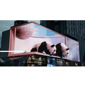 Amazing Effect 3d Remote Control 960x960mm Customized Led Videotron For Outdoor Billboard Screen Advertising