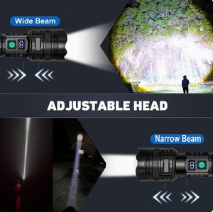 Siêu sáng công suất cao <span class=keywords><strong>LED</strong></span> có thể sạc lại ánh sáng làm việc lâu dài tuổi thọ pin USB sạc không thấm nước IP65 đánh giá Hợp kim nhôm - Product Image 4