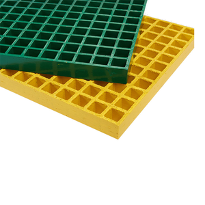Grille moulée en <span class=keywords><strong>plastique</strong></span> FRP Qiqian F-06 à prix abordable, surface lisse/galetée, micro-maille 19x19mm, fabriquée à Hebei, pour plateformes et parkings - Product Image 1