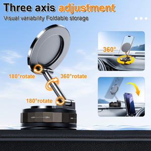 Support de support de téléphone portable de voiture magnétique de haute qualité avec ventouse pour bureau ou tableau de bord prix compétitif - Product Image 4