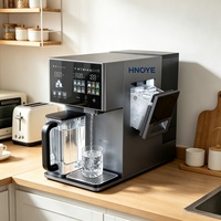 Distributeur d'eau chaude et froide avec purificateur par osmose inverse et machine à glaçons pour usage domestique