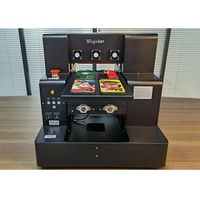 Printer UV Otomatis Penuh A4 Flatbed untuk Botol, Casing Ponsel, Kaca, Logam, Keramik Printer UV A4