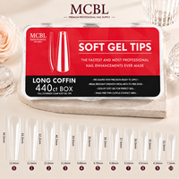 Faux ongles en amande à presser en ABS – Idéal pour mariages, fêtes, Noël, coffret cadeau, DIY à domicile, convient aux débutants