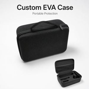 Sac de transport et de rangement en EVA sur mesure en polyester et cuir avec fermeture éclair, idéal pour les usages spécifiques, fabriqué en tissu Oxford – Vente en gros directe usine - Product Image 1