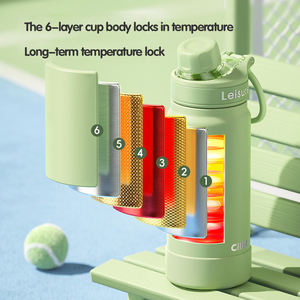 Tasse à poignée de grande capacité en acier inoxydable classique pour boire directement <span class=keywords><strong>la</strong></span> tasse de PC Portable pour hommes femmes Sports en plein air pour le <span class=keywords><strong>Camping</strong></span> - Product Image 4