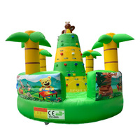 2019 Passionnant Gonflable mur d'escalade gonflable de jeu Fou mur d'escalade pour jouer