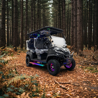 Voiture de golf électrique tout-terrain 48V-72V, puissante, en acier fin, robuste, durable, autonomie de 90 km, buggy de plage classique, certifiée GCC