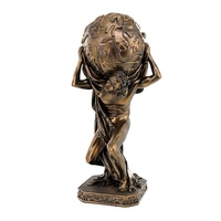 Le Dieu Grec Hercule Statue Résine Antique Figure En Or Pour La Décoration De La Maison