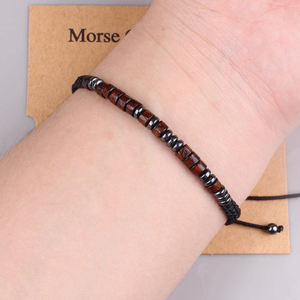 Pulsera de código Morse I Love You Pulsera de regalo significativa para mujeres y hombres - Product Image 5