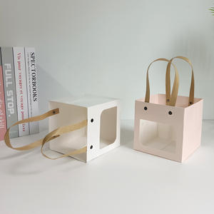 ถุงกระดาษของขวัญ MU ถุงกระดาษคราฟท์ ถุงกระดาษคราฟท์ใสแบบปิดผนึกได้สำหรับช้อปปิ้ง - Product Image 5