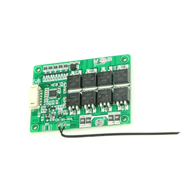 Battery Accessories Factory High Current Battery Management System 5S BMS 30A with NTC and Balance