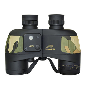 7X50 Binoculars Porro Prism Waterproof With Compass High Definition Navigation Distance Measurement - Product Image 3