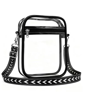 กระเป๋าสะพายข้างกันน้ำแบบใสพร้อมสายสะพายไหล่แบบปรับได้ มีจำหน่ายในขนาดใหญ่ กลาง และเล็ก - Product Image 2