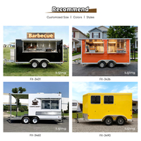 Remorque alimentaire entièrement équipée sur mesure JINLIJING, bar à jus mobile, camion de smoothies aux oranges frais pour événements en plein air