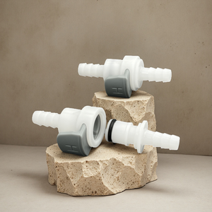BRT 1/8 "3/16" 1/4 "шланг с зазубрином, соединитель для быстросохнущих трубок, пластиковая гнездовая муфта, БЫСТРОРАЗЪЕМНАЯ муфта для жидкости, воздуха, воды, газа - Product Image 4