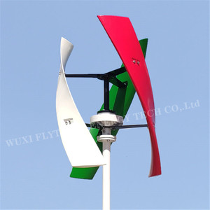 เครื่องกำเนิดไฟฟ้าพลังงานลมแบบแกนตั้ง FLTXNY 800W 12v 24v 48v สำหรับใช้ในบ้าน - Product Image 1