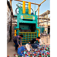 Presse à balles hydraulique verticale de 200 tonnes compacteur de presse pour le recyclage des poubelles ferraille vêtements usagés PET aluminium