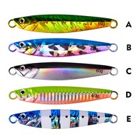 Leurre de pêche vertical en métal 30g-60g, jig holographique laser coulant, pilker pour la pêche en rive et en mer depuis bateau, Metal Slug